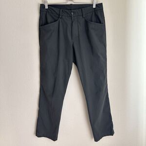 Lululemon Pants Mens 34 Gray Chino ABC Vented Straight Stretch Casual 32x29 FLAW